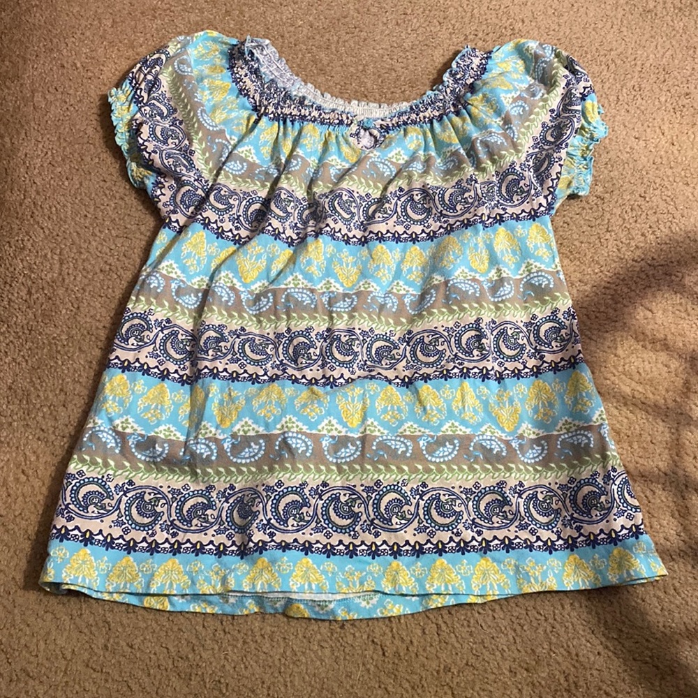 Patterned T-shirt Blouse